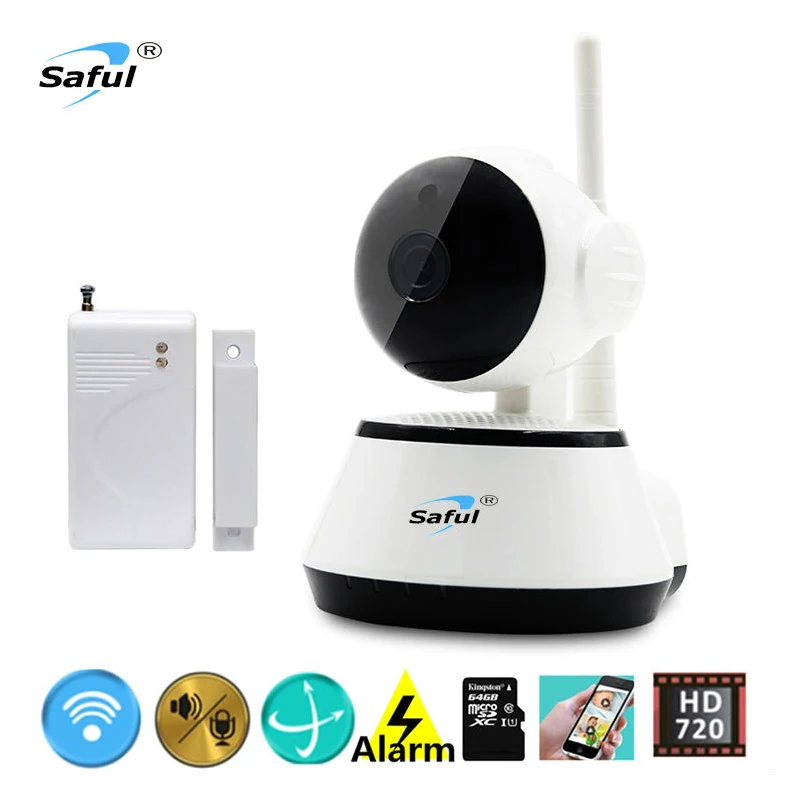 Home font b security b font IR night vision wifi IP camera HD 720P mini surveillance
