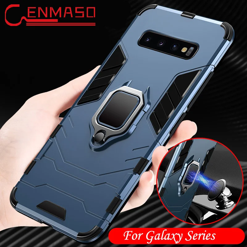 

For Samsung Galaxy S8 S9 S10 plus case for Galaxy Note 9 S10e J4 J6 A7 A8 A9 2018 J4 J6 plus prime back case Magnetic car holder
