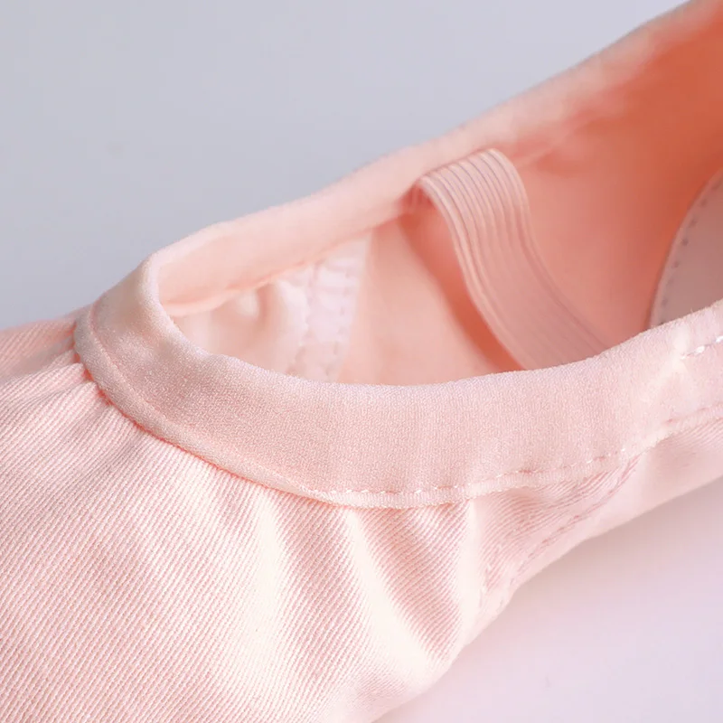  Cow Leather Ballet Shoes Girls Split Leather Sole Toddler Children Ballet Slippers Soft Gymnastics Dance Shoes