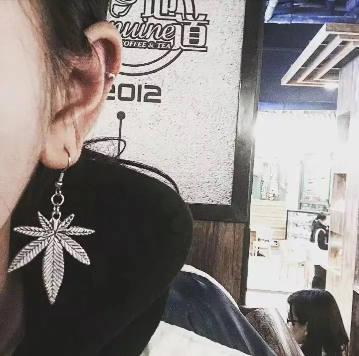 

instagram hyperbole punk singular originality style trendy personality earring exaggerate whirlpool gear cherries women