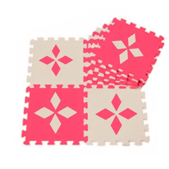 

RUBBER Carpet puzzle foam with Argyle 9 Pieces