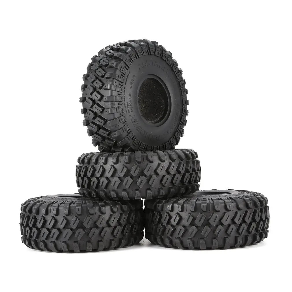 

AUSTARHOBBY AX-7020 4Pcs 1.9 Inch 122mm 1/10 Rock Crawler Rubber Tires for D90 TRX4 SCX10 AXIAL TF2 RC Car Accessories