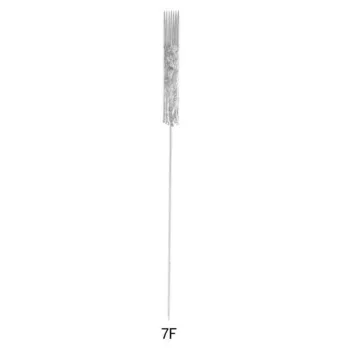 7F 10pcs Semi-permanent Makeup Tattoo Needles Lips Lining Disposable Microblade Pin Professional Needles