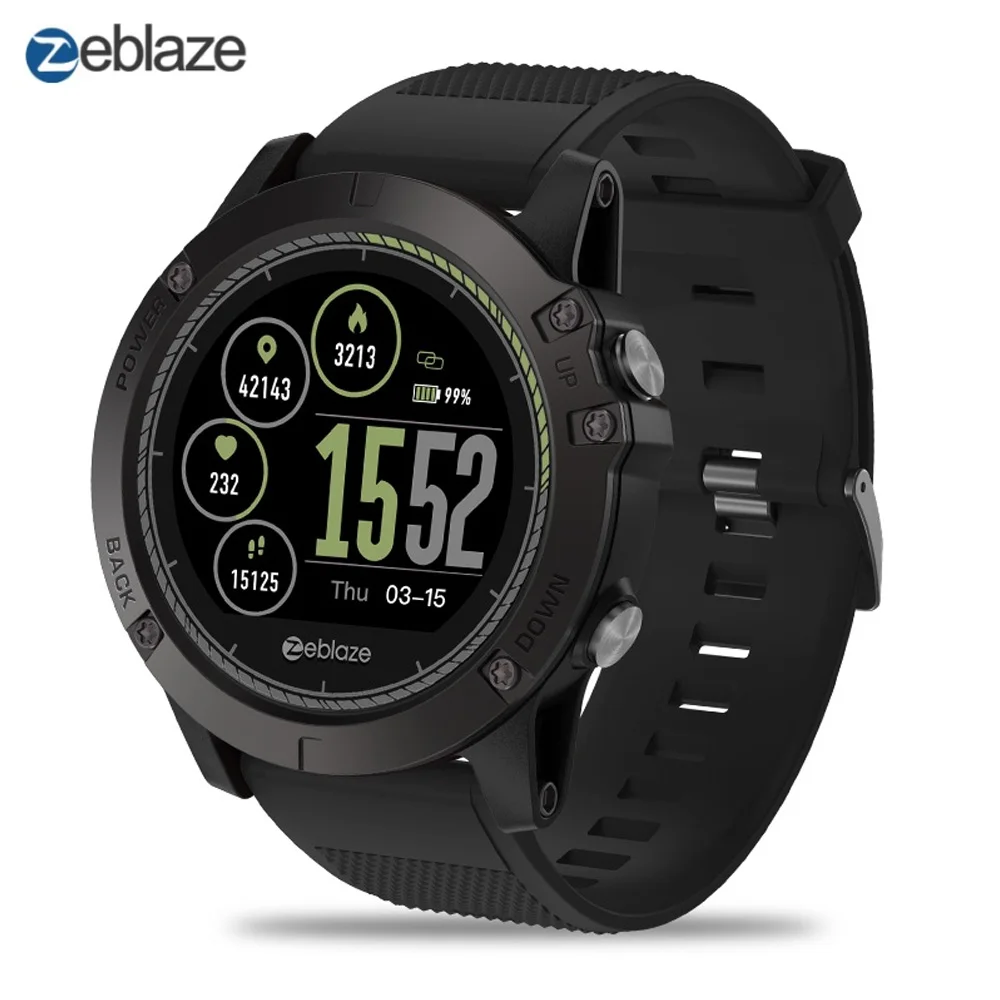 Новый Zeblaze VIBE 3 HR Спорт Смарт часы Bluetooth 4 0 IP67 Водонепроницаемый вызова сообщение