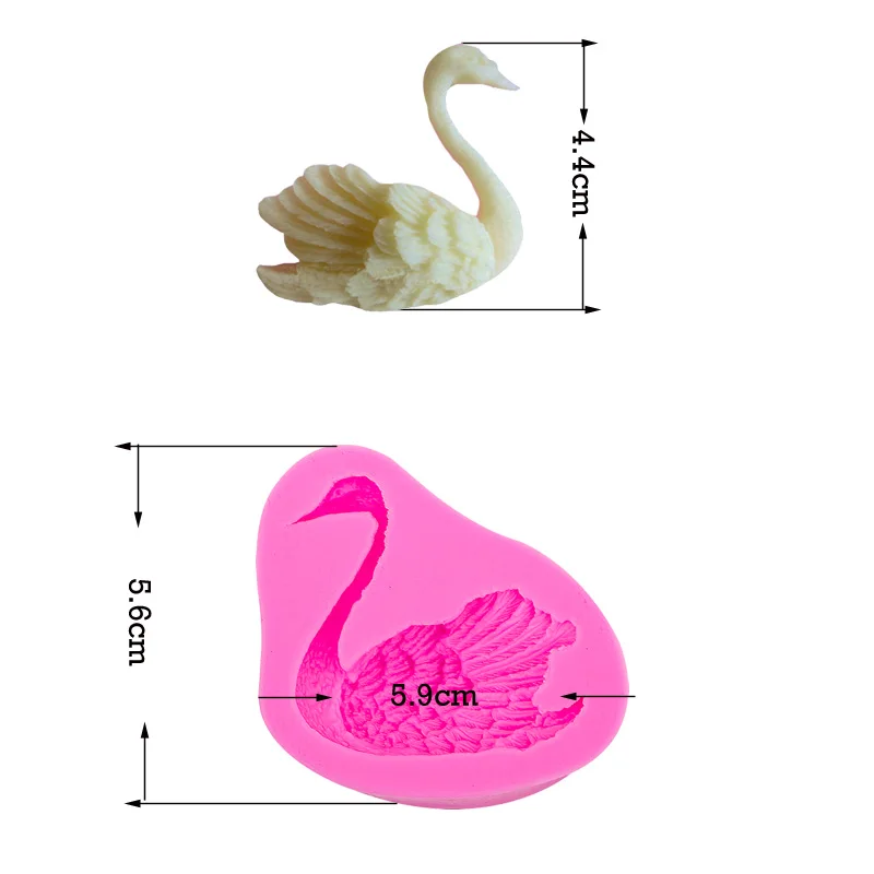 Форма Фламинго помадка силиконовая форма для кухни для выпечки шоколада Кондитерские конфеты глина для изготовления кексов кружева украшения инструменты FT-0102