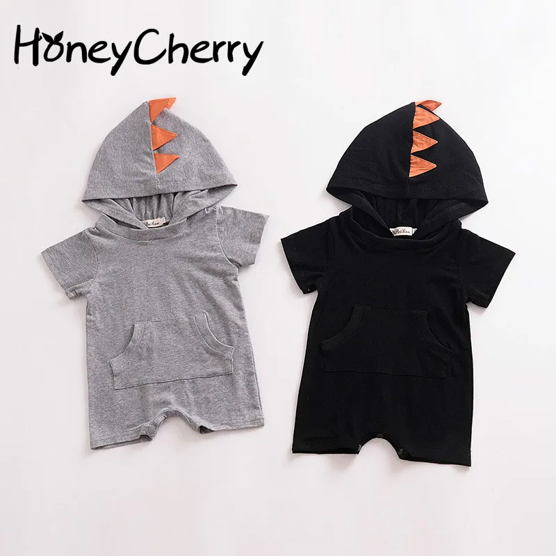 2019 سروال قصير صيفي للأطفال طفل جديد مقنعين الديناصورات الوليد طفلة ملابس طفلة السروال القصير الطفل الصبي الملابس