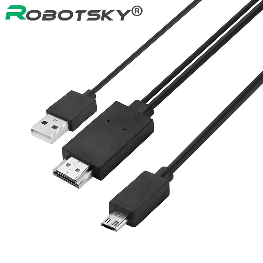 

HDMI Cable Micro USB 11 Pin To HDMI HDTV Adapter For Samsung Galaxy Note 3 Note 2 S5 S4 S3 AV Video Line Connector