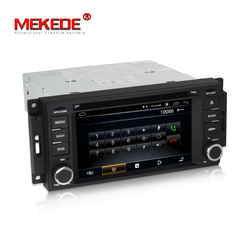 Sale MEKEDE Android 8.1  Car GPS navigation DVD player For JEEP Wrangler Compass Patriot Grand Cherokee Commander Dodg free shipping 5
