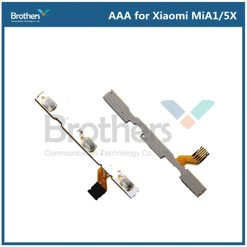 Flex for Xiaomi Mi A1 5X Power On Off+ Volume Up Down Button Flex Cable for Xiaomi A1 5X Phone Relacement Parts AAA Work