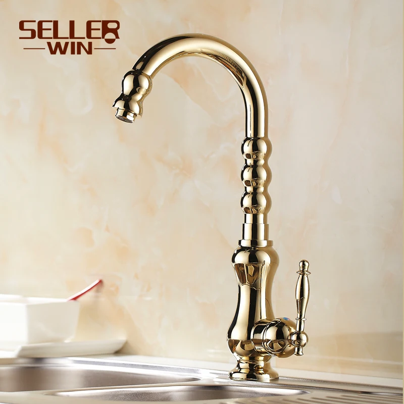 2014 classic single handle polished none promotion kitchen faucet faucets tap and cold vegetables basin rotating