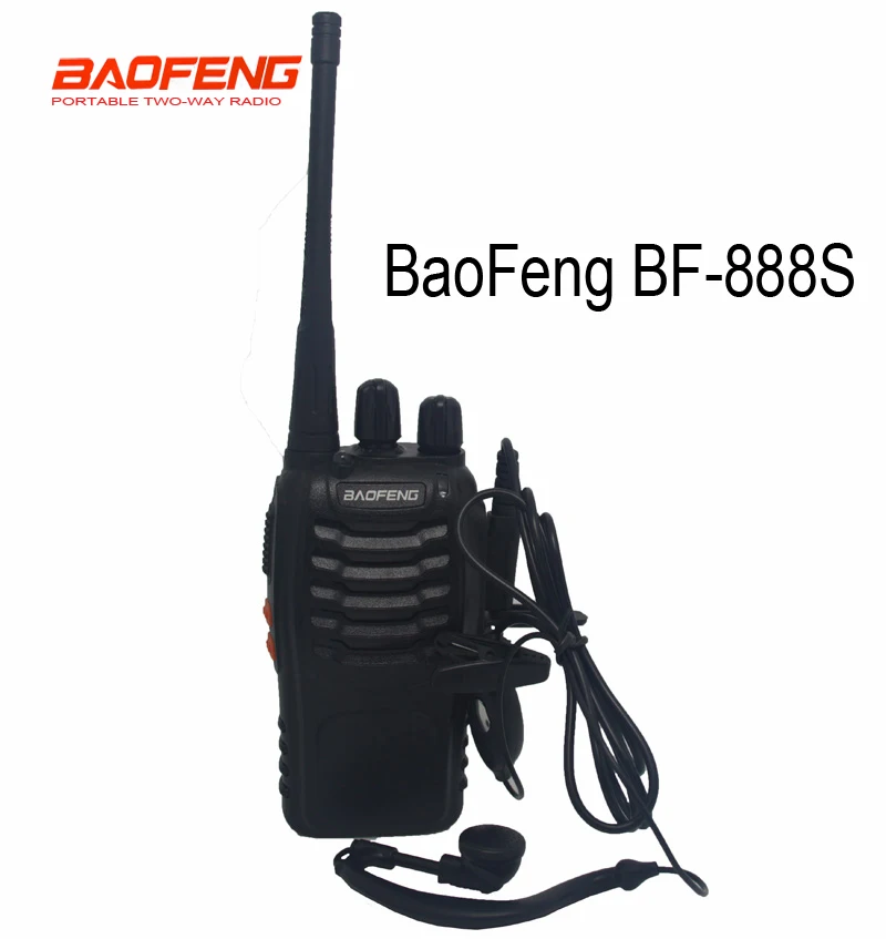 

Hot baofeng BF-888S Walkie Talkie Comunicador Transmitter Transceiver Portable Radio BF888s 5W 16CH UHF BF 888S with headset