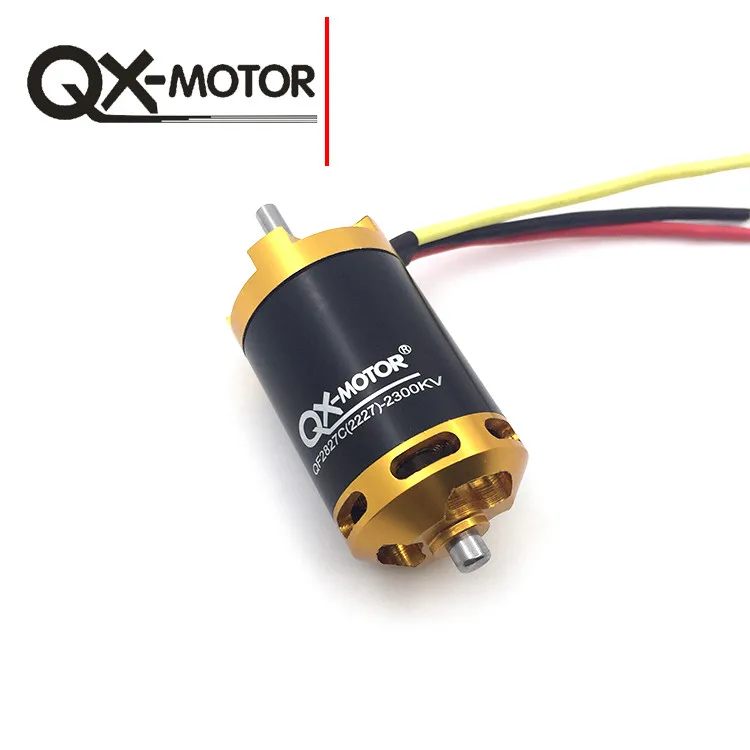 QX MOTOR 70 мм 6 лопастей/12 Baldes двигатель вентилятора EDF QF2827 2300KV/2600KV бесщеточный 3 4S Lipo