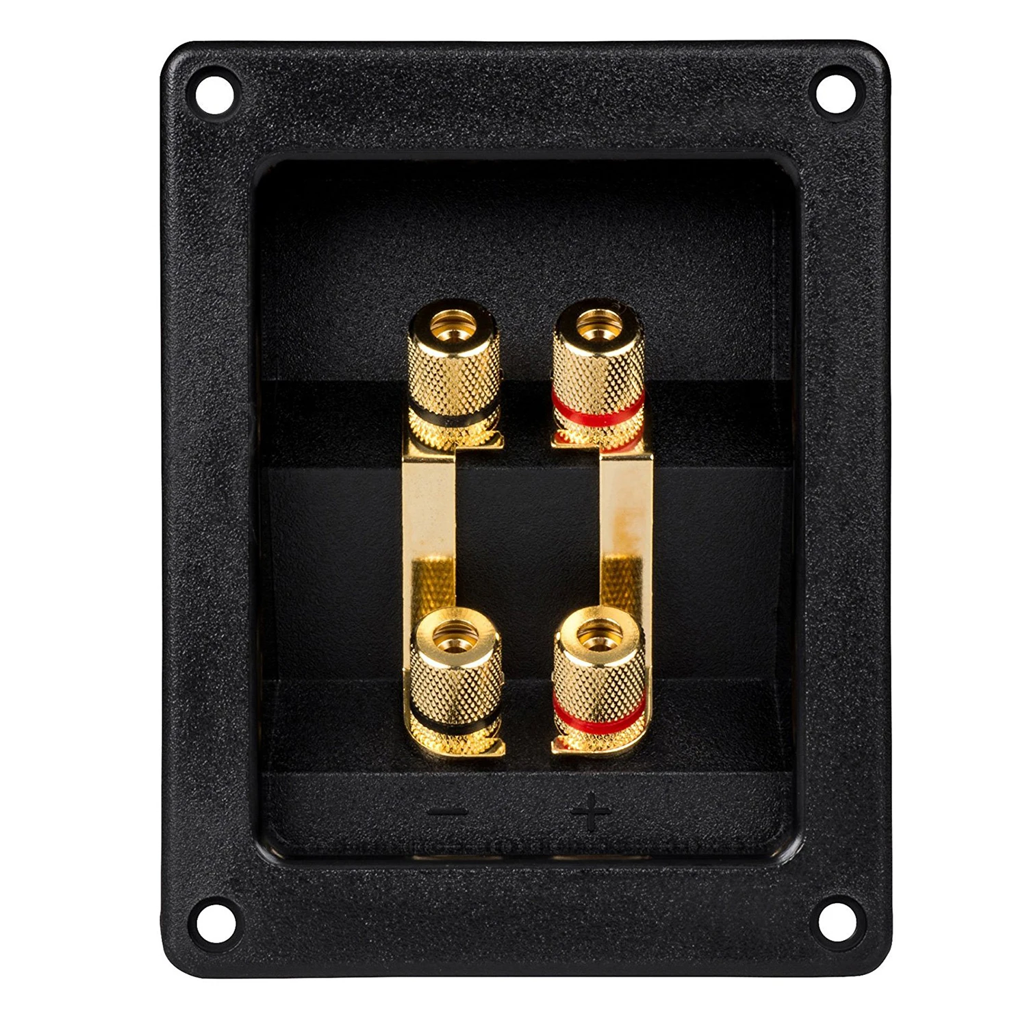 

Bi-Amp Speaker Terminal Cup Junction box Gold Banana Binding Post