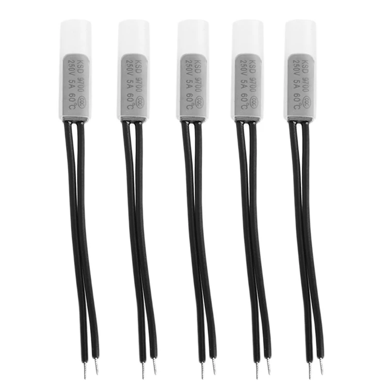 5Pcs-Pack-KSD9700-5A-250V-60-Degrees-Celsius-N-C-Thermostat-Temperature-Switch-Y122 (1)