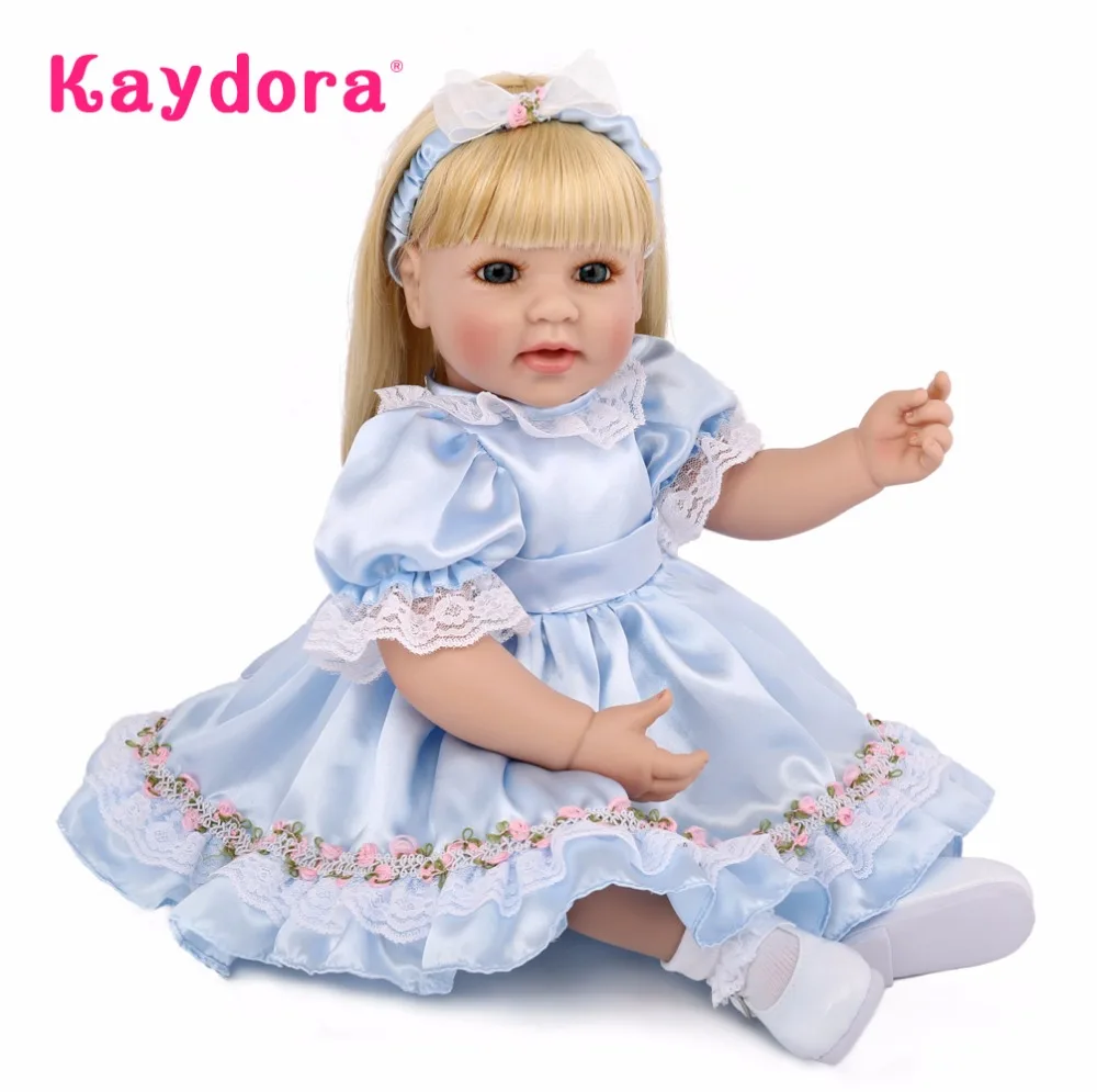 50 см Очаровательная кукла lol bonecas princesas Princess Reborn bebe мягкая силиконовая для малышей