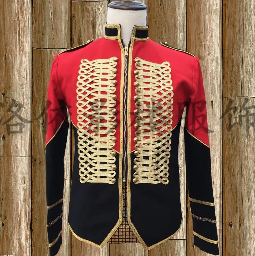 Stage performance clothing large size rock personality bar DJ