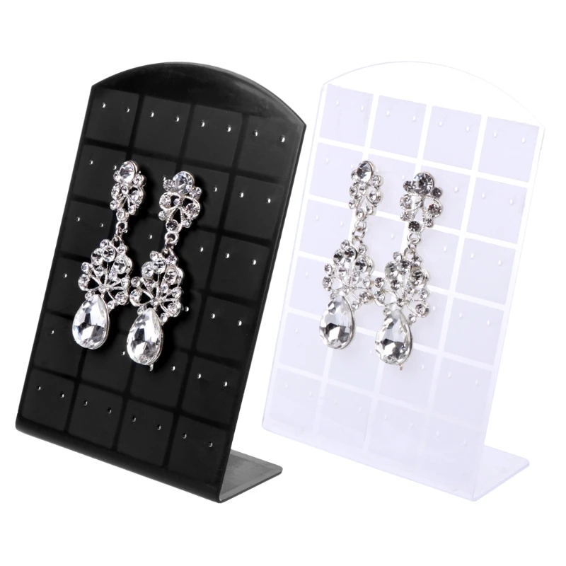 

Earrings Ear Studs Display Rack Stand Jewelry Organizer Holder Showcase 48 Holes