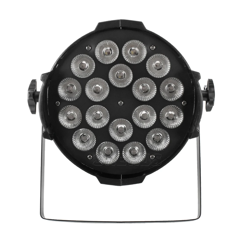 Liga de Alumínio Rgbwa plus uv Luzes de Discoteca Equipamento de Palco Led Par 18x18 Shdhds w Luzes Dmx512 6in1 Levou Iluminação Profissional dj 25 Efeito de Iluminação de palco