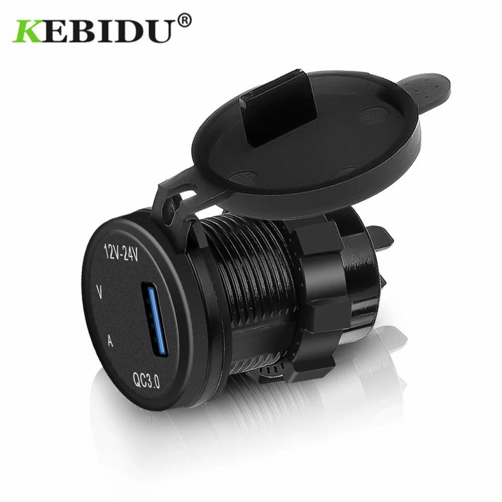 Универсальное зарядное устройство Kebidu QC 3 0 USB 5 В/3 А для автомобильного