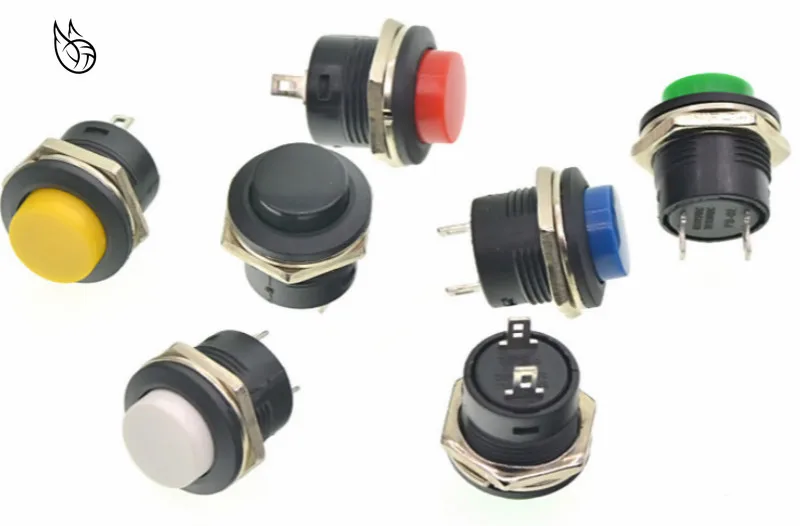 

5pcs R13-507 momentary push button switch OFF-(ON) 16mm R13-507