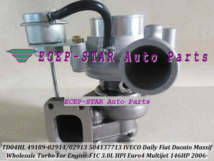 TD04 TD04HL 49189-02914 49189-02913 504137713 504340177 Turbo Turbocharger For IVECO Daily Fiat Ducato Massif 2006- 3.0L HPI F1C 146HP (2)