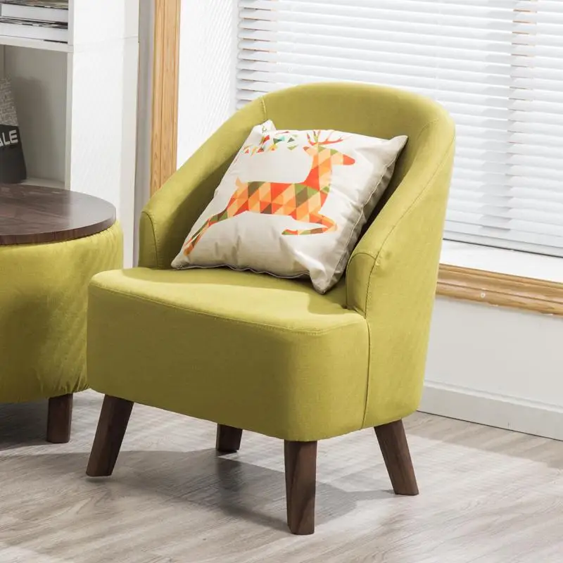 Скандинавский Одноместный ленивый тканевый диван стул Простой Досуг балкон спальня гостиная маленькая квартира двойной диван мини - Цвет: style 5