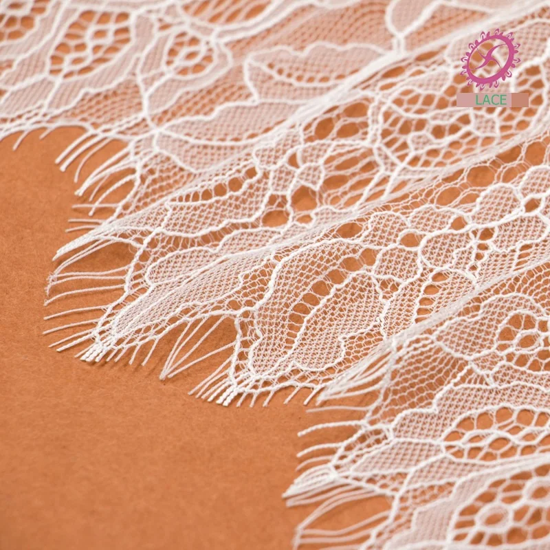 Black White Lace Fabric by the Yard in Bulk Wholesale DIY150x300cm per