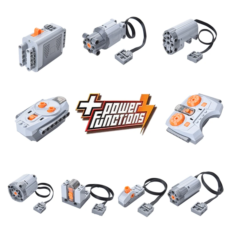 Technology Power Feature Kits IR TX Servo Battery Box Building Blocks Bricks Toys Compatible with IR TX 8835                     (1)