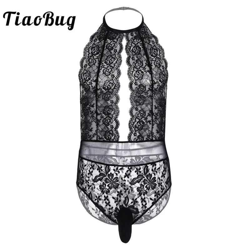TiaoBug Mens Adult Stocking Full Body Ultra-thin Pantyhose Transparent Novelty Body stocking Bodysuit Tights