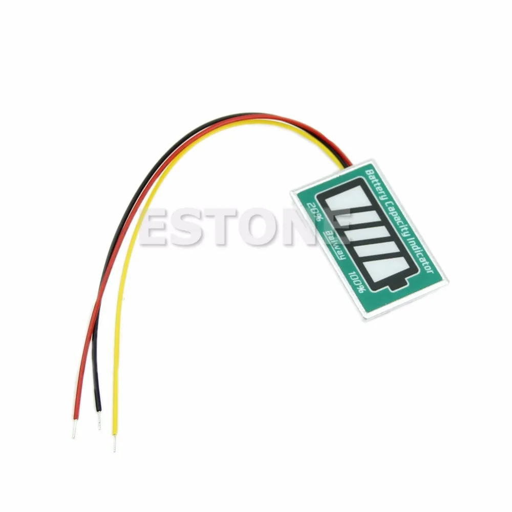 

1PC New Digital Capacity Tester Indicator LED for 12V Lithium LiPo LiIon Battery