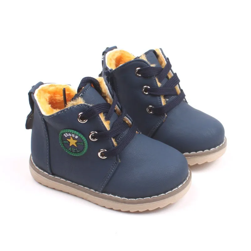 Г., высококачественные зимние детские ботинки теплые хлопковые ботинки зимние ботинки для маленьких мальчиков и девочек от 1 до 5 лет модная детская обувь