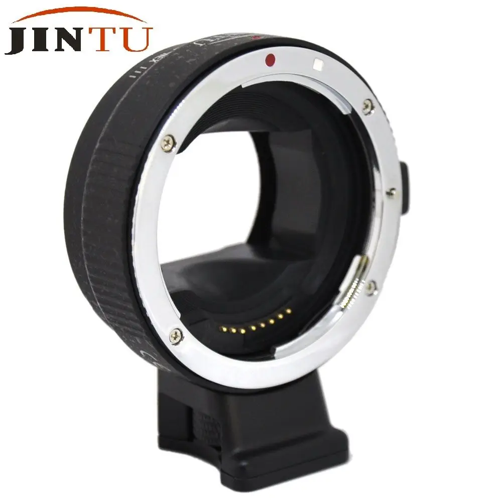 JINTU 2016 Fast Speed AF Auto Focus EF-NEX III Lens Adapter Mount For I Canon EF lens to Sony E Mount Adapter A7S A7 A7R JINTU 2016 Fast Speed AF Auto Focus EF-NEX III Lens Adapter Mount For I Canon EF lens to Sony E Mount Adapter A7S A7 A7R