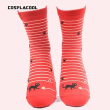 [COSPLACOOL] новые хлопковые Kawaii Play Ball забавные Женские носочки с милым мультяшным рисунком женские носки Meias японские носки Harajuku Sox