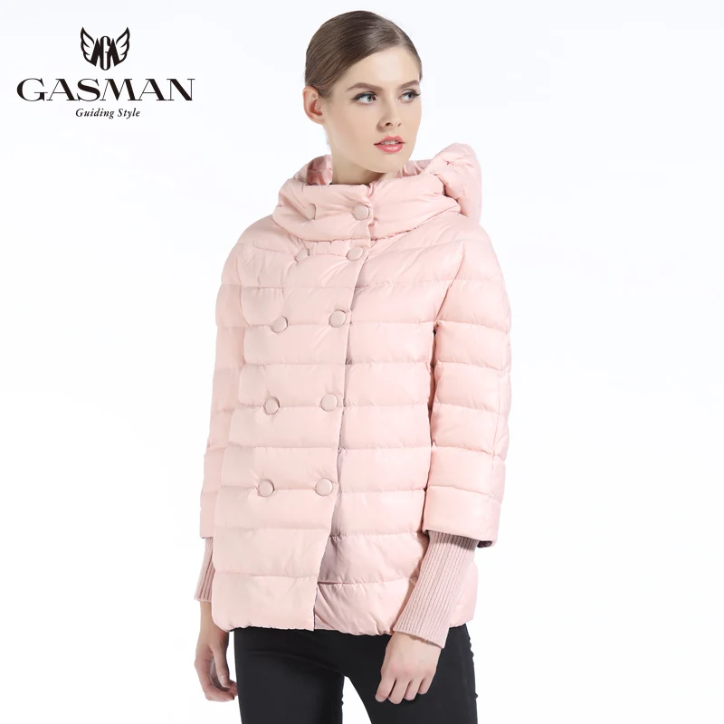 GASMAN Women Coat Autumn New 2018 Girs Down Jacket Fashion Windproof Jackets Hooded Overcoat For Women Coat And Parka Short