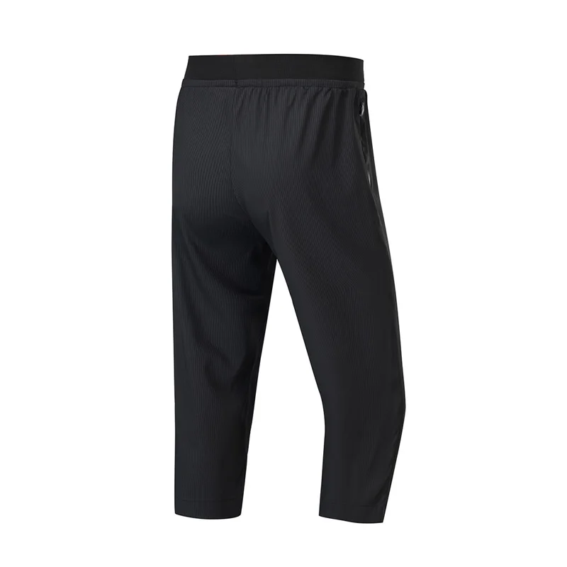 Li-Ning тренировочные штаны для четвертей, дышащие укороченные брюки 3/4, спортивные брюки с подкладкой, AKQP016 WKY245