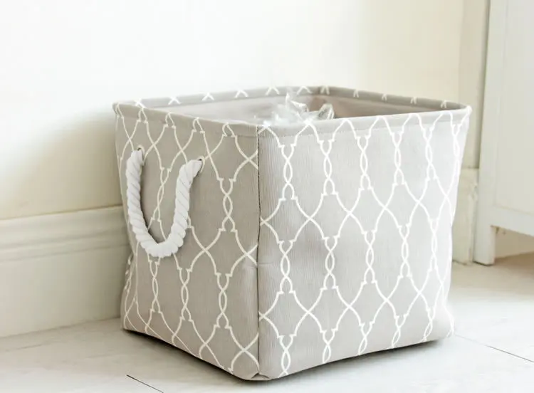 jute toy storage