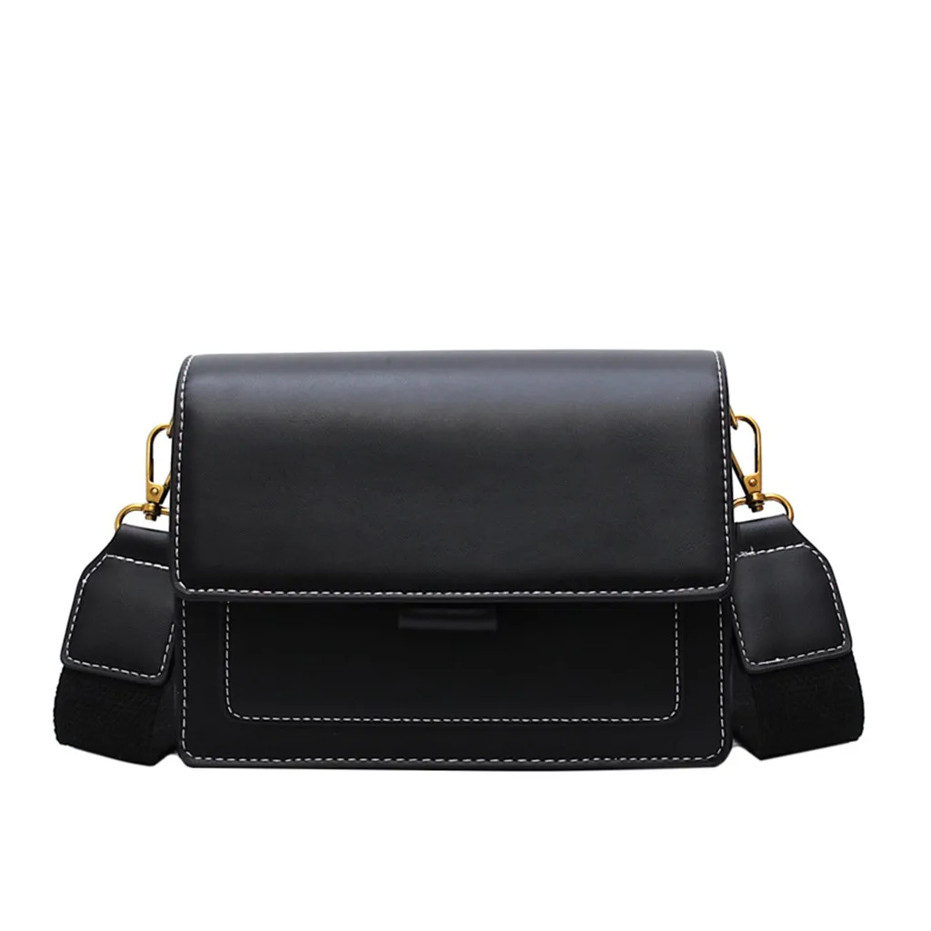 Женские сумки-мессенджеры модные универсальные маленькие квадратные сумки на одно плечо роскошные сумки женские дизайнерские сумки высокого качества - Цвет: Черный