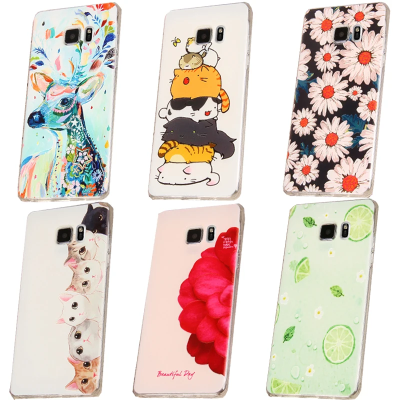 

For Samsung Galaxy Note 7 Soft Back phone cases cover,3D Case For Samsung Galaxy Note 7 cute cases note7 100%