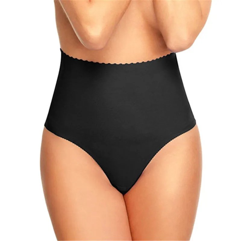 

Women Slimming High Waist Abdomen Hip Body Corset Control Shaper Thong Underwear