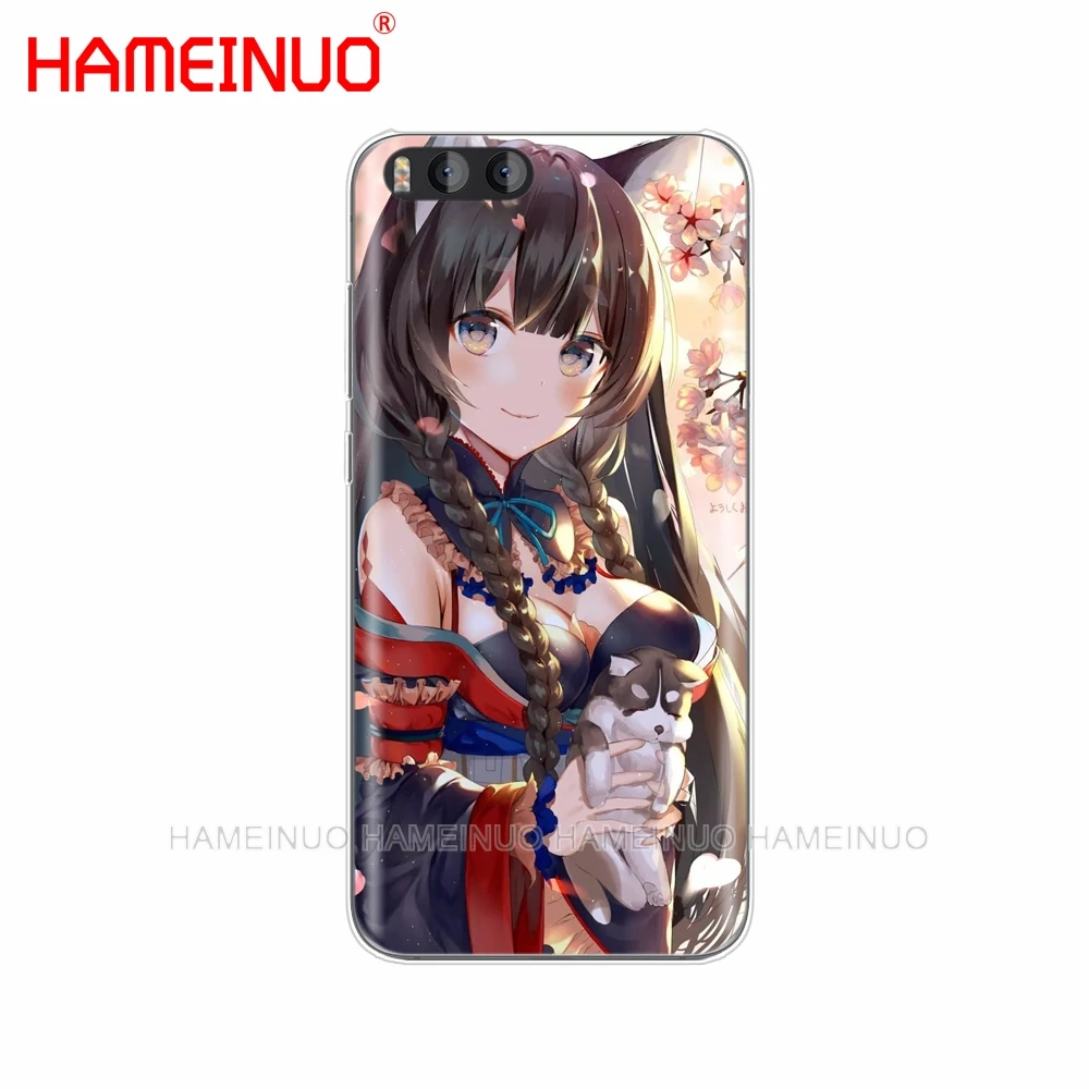 HAMEINUO kawaii girl Аниме Чехол для Xiaomi Mi A1 A2 3 4 5 5S 5C 5X 6 6X 4C 4I NOTE MAX 2 mix plus|Бамперы| |