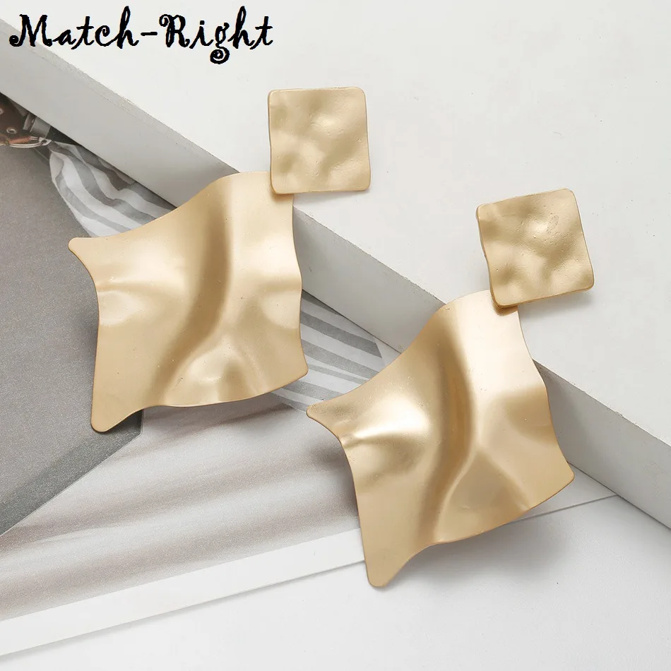 

Match-Right Trendy Earrings for Women/Statement/Geometric/Long//Big/Dangle/Gold/Drop Earring Female oorbellen brincos SP534