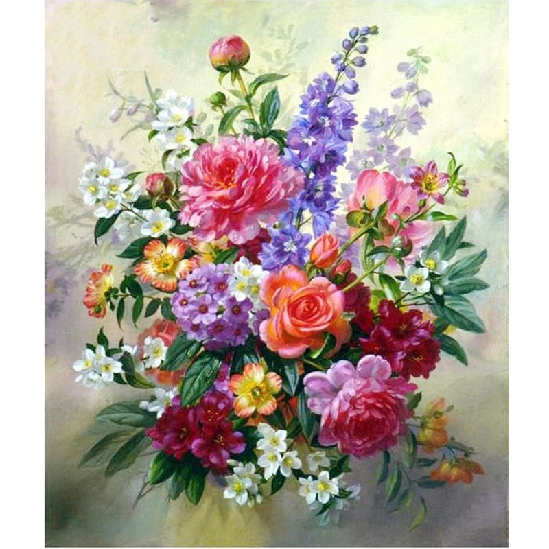 Diamond Embroidery 5D DIY Diamond Painting Flower Vase Diamond Painting