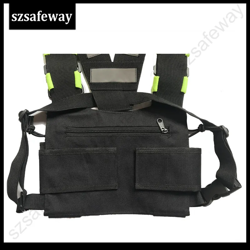2016 latest new design Nylon Two way radio pouch Chest Pack walkie talkie bag Holder Carrying 4