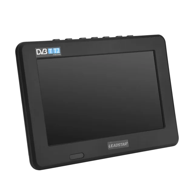 LEADSTAR 7inch DVB-T-T2 16:9 HD Digital Analog Portable TV Color Television Player for Home Car for EU Plug