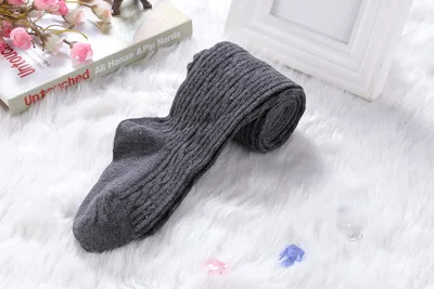 2-12Yrs Children Spring/Autumn Tights Cotton Baby Girl Pantyhose Kid Infant Knitted Collant Tights Soft Infant Clothing