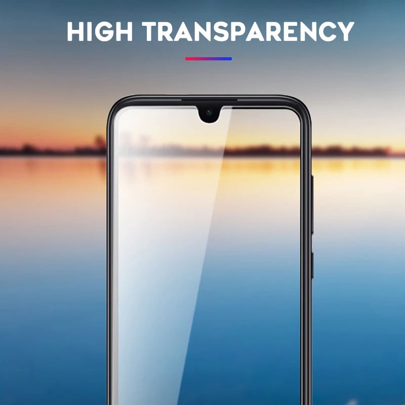 Закаленное стекло для Xiaomi Redmi 7 Note 6 Pro полное покрытие защита экрана Передняя