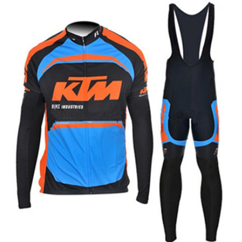 

2017 KTM cycling set clothing cycling long sleeve mtb bicycle racing bike sportswear Breathable men's clothing