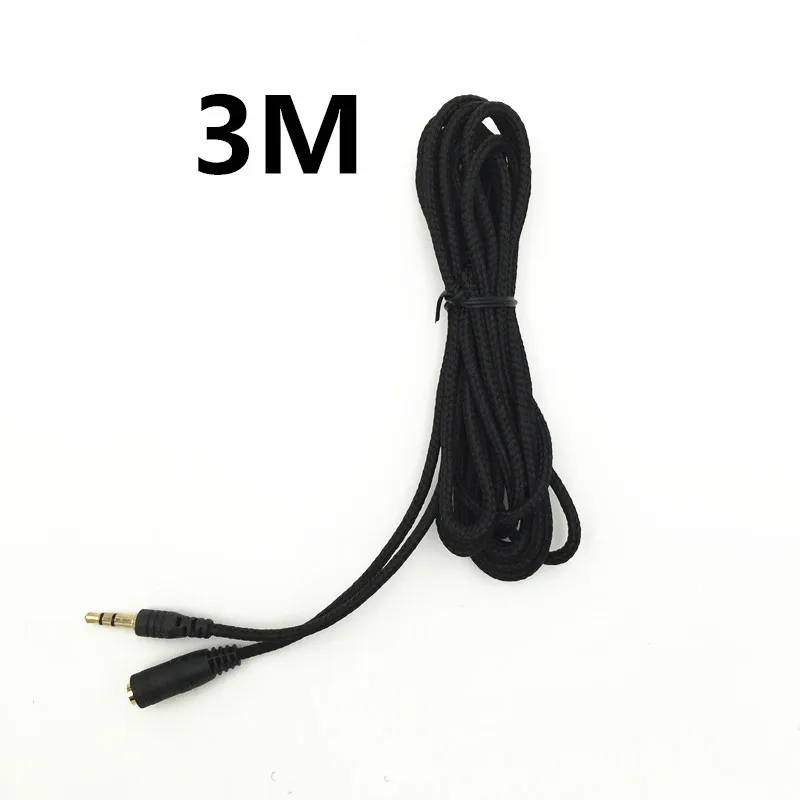 3,5 мм стерео аудио кабель-удлинитель для наушников 5 м/3 м/1,5 м очень длинные для наушников компьютер телефона MP3/4 - Цвет: 3M