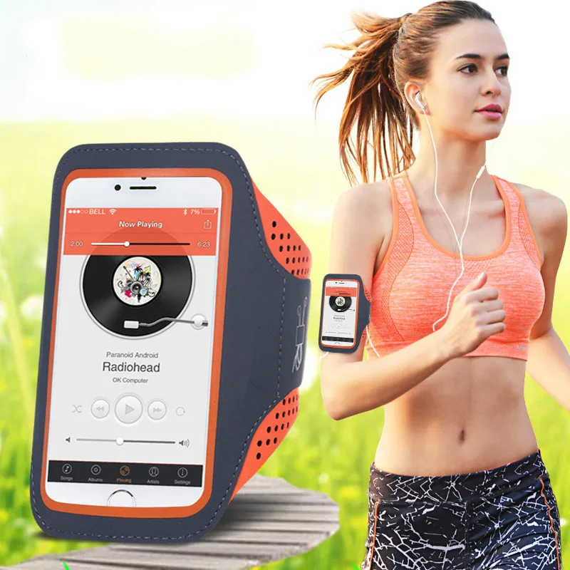 Waterproof ultra-thin mobile phone arm bag running multi-function outdoor sports band | Мобильные телефоны и аксессуары