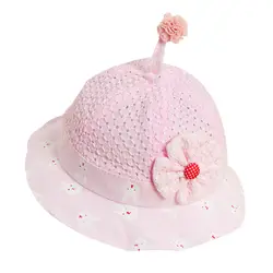 Для новорожденных Sunhat солнцезащитная Кепка цветочный принт ветрозащитный пояс рыбий человек Sunhat принцессы кепки весенняя одежда для